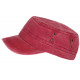 Casquette Militaire Rouge Vintage en Coton Tendance Havana CASQUETTES Nyls Création