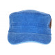 Casquette Militaire Bleue Originale en Coton Classe Stiago CASQUETTES Nyls Création