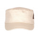 Casquette Militaire Beige Sable Originale en Coton Classe Stiago CASQUETTES Nyls Création