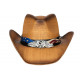 Chapeau Cowboy Marron Paille Country USA Qualite Prestige Ballad CHAPEAUX Nyls Création