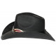 Chapeau Cowboy Noir en Paille Country USA Qualite Prestige Ballad CHAPEAUX Nyls Création