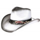 Chapeau Cowboy Blanc en Paille Country USA Qualite Prestige Ballad CHAPEAUX Nyls Création