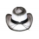 Chapeau Cowboy Blanc en Paille Country USA Qualite Prestige Ballad CHAPEAUX Nyls Création