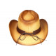 Chapeau Cowboy Marron Tete De Taureau Country Prestige Wrangler CHAPEAUX Nyls Création