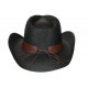 Chapeau Cowboy Noir Tete De Taureau Argent Country Prestige Wrangler CHAPEAUX Nyls Création