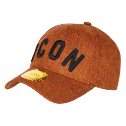 Casquette ICON Orange Chine Classe Style Lin Baseball Rylyk CASQUETTES Hip Hop Honour