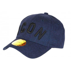 Casquette ICON Bleue Marine Chine Classe Style Lin Baseball Rylyk CASQUETTES Hip Hop Honour