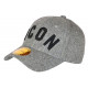 Casquette ICON Grise Noire Chinee Classe Look Lin Baseball Rylyk CASQUETTES Hip Hop Honour