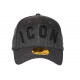 Casquette ICON Grise Foncee Chinee Classe Mode Lin Baseball Rylyk CASQUETTES Hip Hop Honour