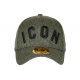 Casquette ICON Verte Chinee Noire Classe Mode Lin Baseball Rylyk CASQUETTES Hip Hop Honour