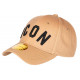 Casquette ICON Beige et Noire Tendance et Classe Baseball Fyck CASQUETTES Hip Hop Honour