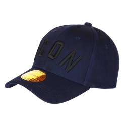 Casquette ICON Bleue et Noire Streetwear Baseball Fyck CASQUETTES Hip Hop Honour