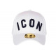 Casquette ICON Blanche Et Noire Design Streetwear Baseball Fyck CASQUETTES Hip Hop Honour