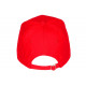 Casquette ICON Rouge et Noire Strass Streetwear Baseball Orka CASQUETTES Hip Hop Honour