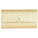 Pochette Femme Doree Brillante Mariage Sac Soiree Gold Jolya Pochette cérémonie Nyls Création