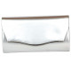 Pochette Femme Argent Vernis Mariage Minaudiere Grise Egla Pochette cérémonie Nyls Création