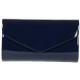 Pochette Femme Bleue Vernis Mariage Minaudiere Marine Aela Pochette cérémonie Nyls Création