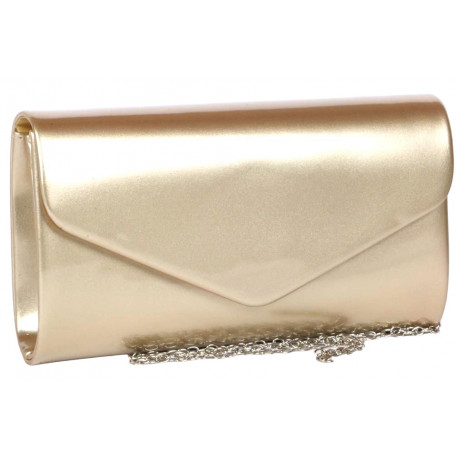 Pochette Femme Gold Vernis Mariage Minaudiere Doree Aela Pochette cérémonie Nyls Création