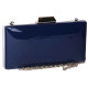 Minaudiere Vernis Bleue Pochette Femme Mariage Marine Moea Pochette cérémonie Nyls Création