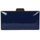 Minaudiere Vernis Bleue Pochette Femme Mariage Marine Moea Pochette cérémonie Nyls Création