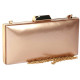 Minaudiere Vernis Gold Pochette Femme Mariage Champagne Doree Moea Pochette cérémonie Nyls Création