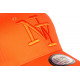 Casquette NY Orange en Coton Tendance Visiere Baseball Stazky CASQUETTES Hip Hop Honour