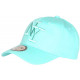 Casquette NY Vert Eau en Coton Originale Visiere Baseball Stazky CASQUETTES Hip Hop Honour