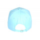 Casquette NY Bleu Pastel en Coton Originale Visiere Baseball Stazky CASQUETTES Hip Hop Honour