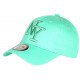 Casquette NY Vert Pastel en Coton Originale Visiere Baseball Stazky CASQUETTES Hip Hop Honour