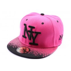 Casquette Snapback NY Rose et tag Noir ANCIENNES COLLECTIONS divers