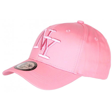 Casquette NY Rose Pastel en Coton Originale Visiere Baseball Stazky CASQUETTES Hip Hop Honour