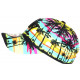 Casquette NY Jaune et Verte Tropical Palmiers Sunrise Baseball CASQUETTES Hip Hop Honour