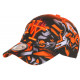 Casquette Enfant Orange et Grise Originale Streetwear Baseball Larsy 7 a 12 ans Casquette Enfant Hip Hop Honour