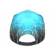 Casquette Enfant Turquoise et Noire Originale Eklyr NY Baseball 7 à 12 ans Casquette Enfant Hip Hop Honour