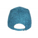 Casquette NY Bleu Turquoise Denim Chinee et Blanche Classe Laxy CASQUETTES Hip Hop Honour