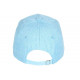 Casquette NY Bleu Ciel Chinée Denim et Blanche Classe Laxy CASQUETTES Hip Hop Honour