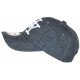 Casquette NY Grise Denim Chinee et Blanche Tendance Baseball Laxy CASQUETTES Hip Hop Honour