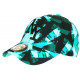 Casquette NY Camouflage Verte et Noire Fashion Baseball Kaska CASQUETTES Hip Hop Honour