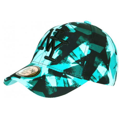 Casquette NY Camouflage Verte et Noire Fashion Baseball Kaska CASQUETTES Hip Hop Honour