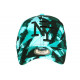 Casquette NY Camouflage Verte et Noire Fashion Baseball Kaska CASQUETTES Hip Hop Honour