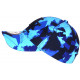 Casquette NY Camouflage Bleue et Noire Fashion Baseball Kaska CASQUETTES Hip Hop Honour