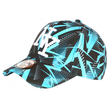 Casquette NY Bleue Ciel Streetwear Originale Baseball Daska CASQUETTES Hip Hop Honour