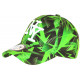 Casquette NY Verte et Noire Streetwear Originale Baseball Daska CASQUETTES Hip Hop Honour