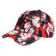 Casquette NY Rouge et Blanche Design Streetwear Jungle Baseball CASQUETTES Hip Hop Honour