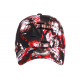 Casquette NY Rouge et Blanche Design Streetwear Jungle Baseball CASQUETTES Hip Hop Honour