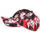 Casquette NY Rouge et Blanche Design Streetwear Jungle Baseball CASQUETTES Hip Hop Honour