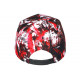 Casquette NY Rouge et Blanche Design Streetwear Jungle Baseball CASQUETTES Hip Hop Honour