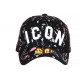 Casquette ICON Rose et Grise Streetwear Design Baseball Fyck CASQUETTES Hip Hop Honour