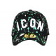 Casquette ICON Verte et Blanche Streetwear Design Baseball Fyck CASQUETTES Hip Hop Honour