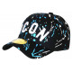 Casquette ICON Bleue et Blanche Streetwear Design Baseball Fyck CASQUETTES Hip Hop Honour